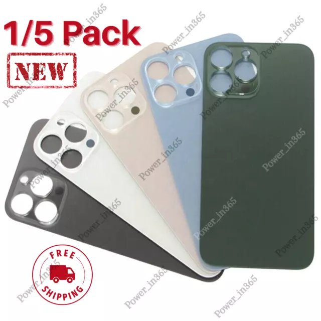 Lot Back Glass Replacement Rear Cover Big Hole For iPhone 8 X XR 11 12 13 14 15