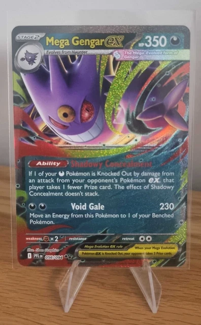MEGA GENGAR EX XY166 Black Star Promo Pokemon Card N/M $35.00 - PicClick AU