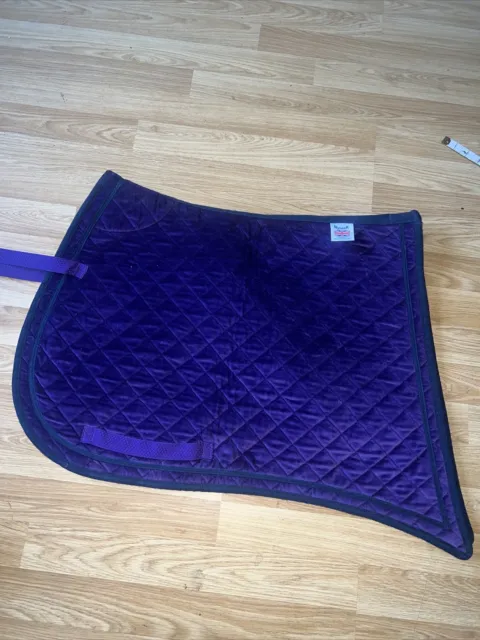 Nytack Purple Full Size Fishtail Saddle Pad - Free Post