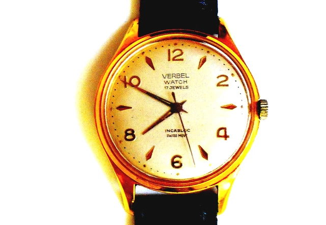 MONTRE MECANIQUE VINTAGE Homme/Elixia Watch/Annees 40/Seconde Centr