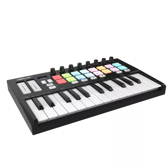 WORLDE Orca mini25 contrôleur de clavier MIDI USB portable à 25  R5E5