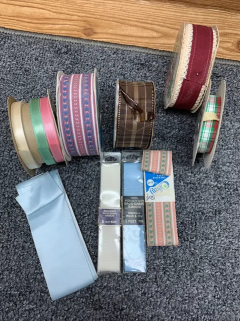 Vintage Lot Ribbon Crafting Supplies Sewing Hobbies Art