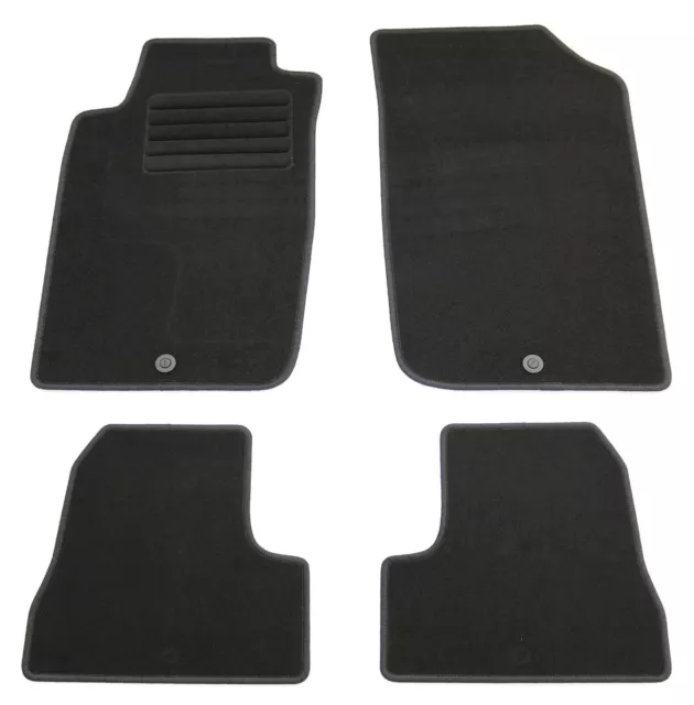 4 Tapis De Sol En Velours Sur Mesure Pour Peugeot 206 Cc Uniquement