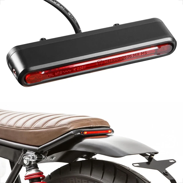 Fanale Posteriore LED Per Moto - Universale, Rosso, Con Luce Di Stop E Freno, Per Moto, ATV E Scooter - Foto 4