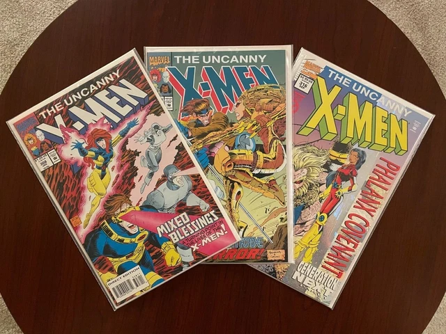 (lot of 3 Comics) Uncanny X-Men #308 #313 #316 (Marvel 1994) 1st M-Twins 9.4 NM