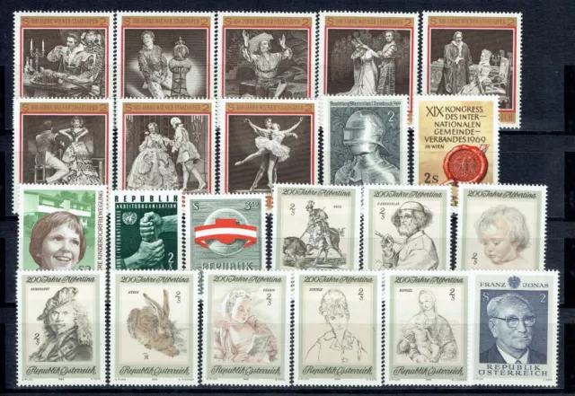 Österreich Doubletten Postfrisch aus dem Jahr 1969  (A1019)