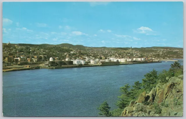 Chicoutimi, Quebec, Canada, Postcard,  City View from Cape St Francois