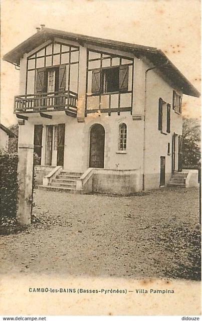 Carte Postale Ancienne - CAMBO-les-BAINS Pays Basque - Attelage - Originale