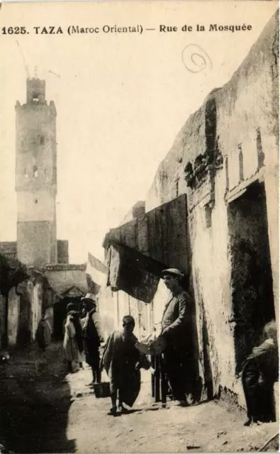 CPA AK TAZA - Rue de la Mosqueé MAROC (669038)