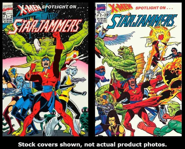 X-Men Spotlight On…Starjammers 1 2 Complete Set Run Lot 1-2 VF/NM