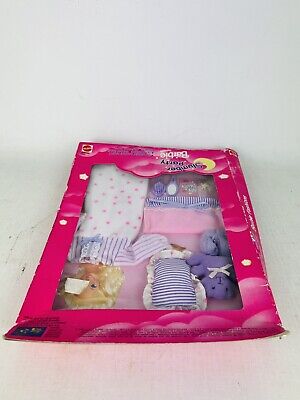 Barbie Sleeping Pyjamas Pillow & Accessories 1994 Mattel 68358 Vintage New 7