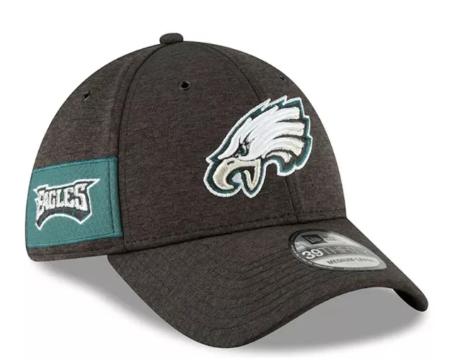 Philadelphia Eagles New Era NFL Sideline Official Home 39THIRTY Flex Hat M/L