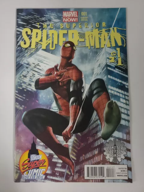 Superior Spider-Man #1 Adi Granov Variant Londres Super Avec Comix Exclusif m2b1