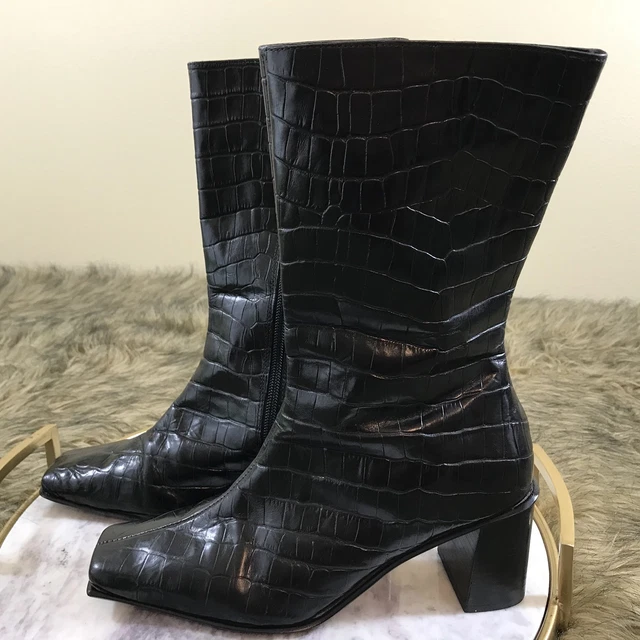 Demi-chaps Cuir Noir Huntley Equestrian - XS (court), Cuir Brésilien, Neufs