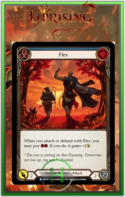 Flex Blue - FAB:Uprising - UPR193 - Carte Officielle Anglaise
