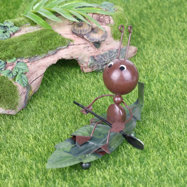 Desktop Ornaments Metal Garden Figure Craft Iron Ant Garden Decor