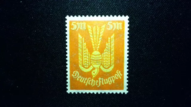 ** Dt. Reich 1923 MiNr 218 F I INFLA geprü 3M Abart Holztaube (Briefmarken G6)