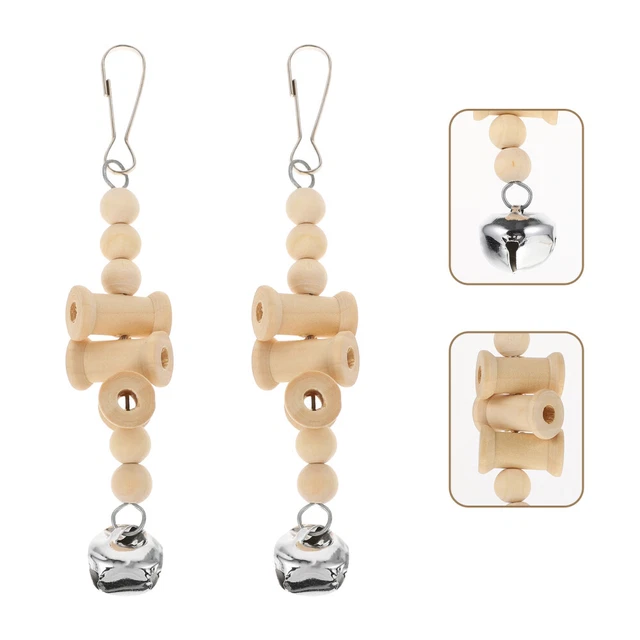 2 piezas juguete para masticar pájaros loro bloques de madera loro juguetes para masticar loros