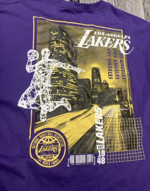 Los Angeles Lakers Purple Tee Ultra Game x Urban Outfitters NBA Shirt MEDIUM