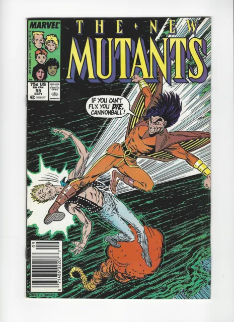 Marvel Comics The New Mutants. Vol. 1. # 55. September, 1987. F/VF.