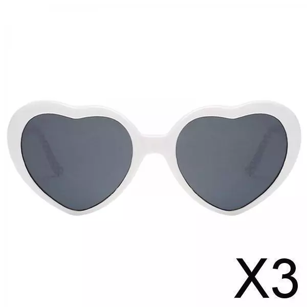 3x  Sonnenbrille für Damen Herren Festival Party Rave Lichtwechselnde