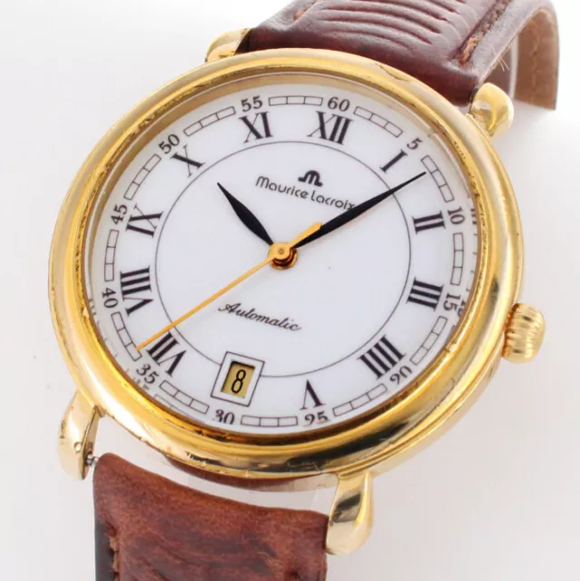 MAURICE LACROIX LES CLASSIQUES AUTOMATIK ETA 2824-2 GOLD HERREN UHR + Ref.68499