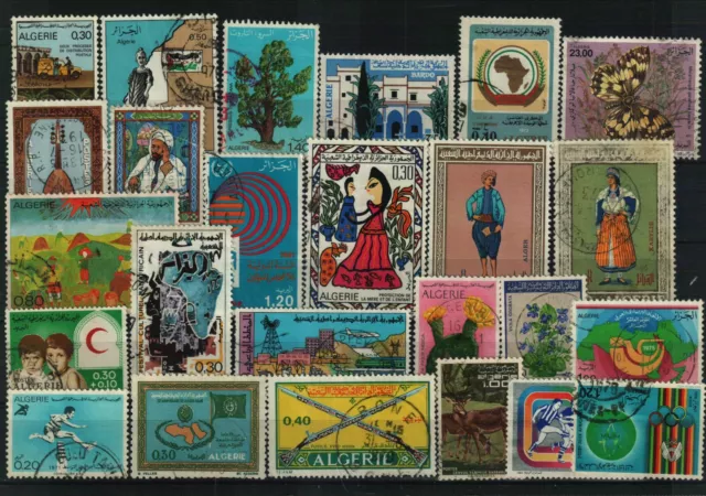 Algerien Briefmarken aus dem verschiedenen Jahren - 1 Steckkarte