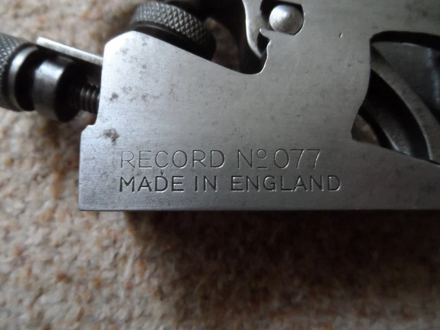 Vintage Record No 077 Bullnose Shoulder Plane 2