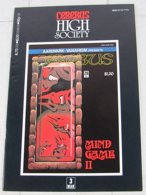Cerebus: High Society #3 Mar. 1990 Aardvark-Vanaheim