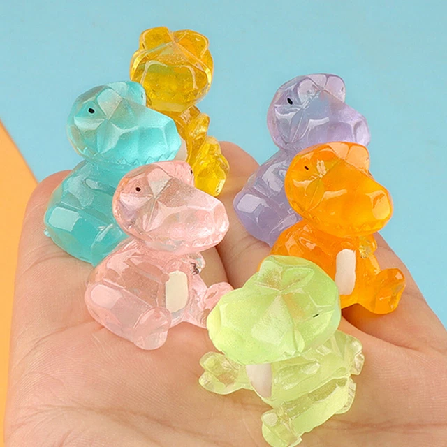 20 Pcs Micro Landscape Ornament Miniature Dinosaur Figurines Garden Statue