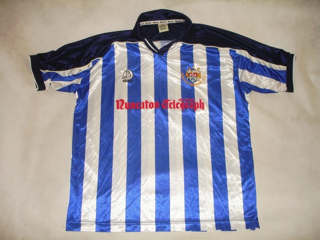 NUNEATON BOROUGH A.F.C. RARE Vintage  Football   shirt - jersey  size  XXL