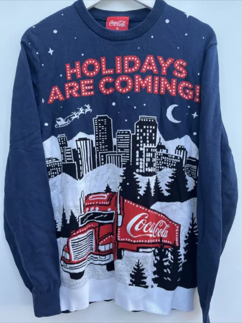 Coca cola christmas jumper mens clearance