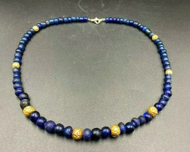 Old Ancient Antique Blue Color Roman's Glass Beads