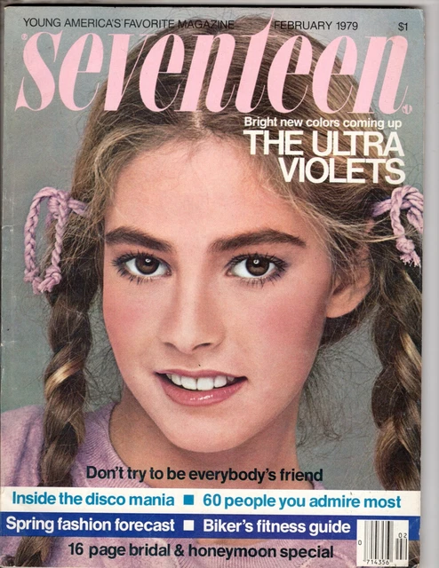 Seventeen Magazine 1979 February Fashion Models Tv Movie Music Beauty