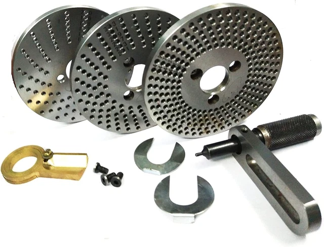 Dividing Plates Set for HV4/ HV6 Rotary Table - Milling Indexing Kit