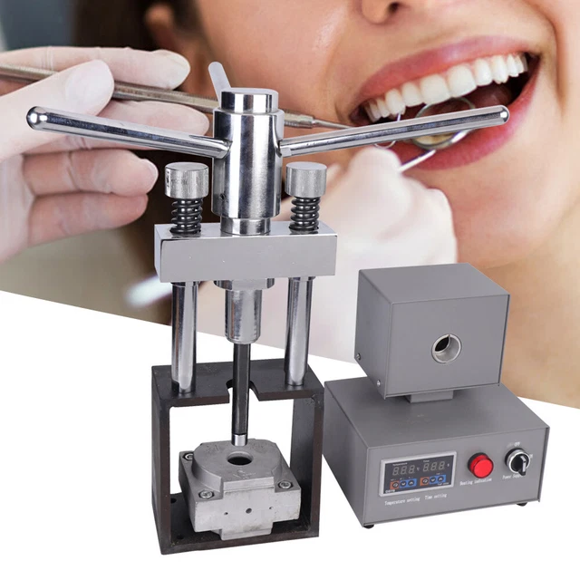 DENTAL FLEXIBLE DENTURE Machine Lab Hydraulic Press Dentistry Injection