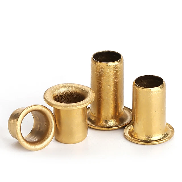 Rivetti cavi in ottone rivetti tubi doppi rivetti cavi rivetti DIN 7340 da M0,9 a M6