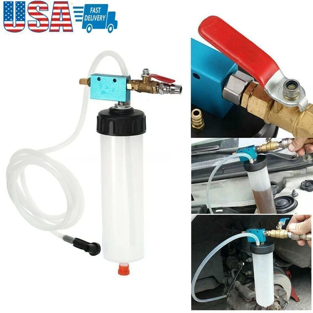 NEW CAR PNEUMATIC Brake Fluid Bleeder Kit Air Extractor Pump Oil