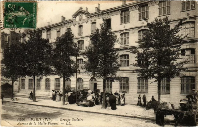 CPA PARIS 7e - Groupe Scolaire - Avenue de la Motte-Picquet (113429)
