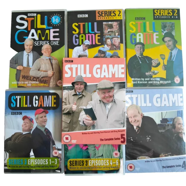 Still Game DVD Bundle Series 1 - 5  BBC Region 2 Drama Comedy - Good Cond X