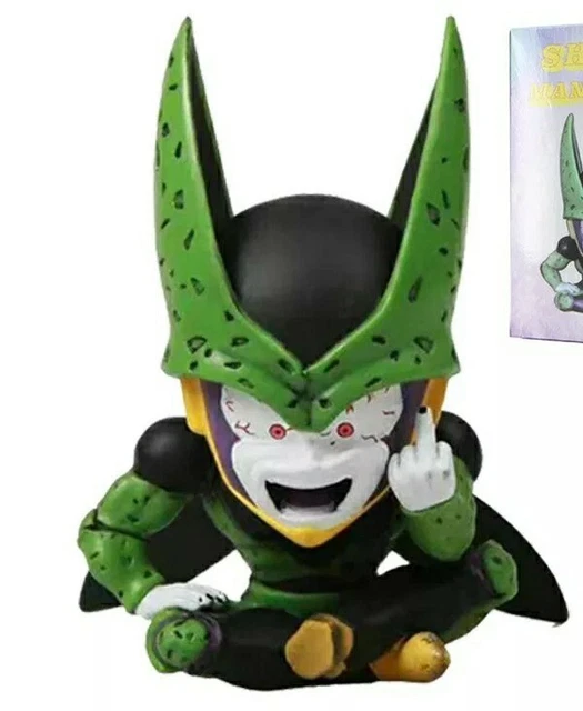 FIGURINE DRAGON BALL Z cell 13cm jouet collection doigt d'honneur sans