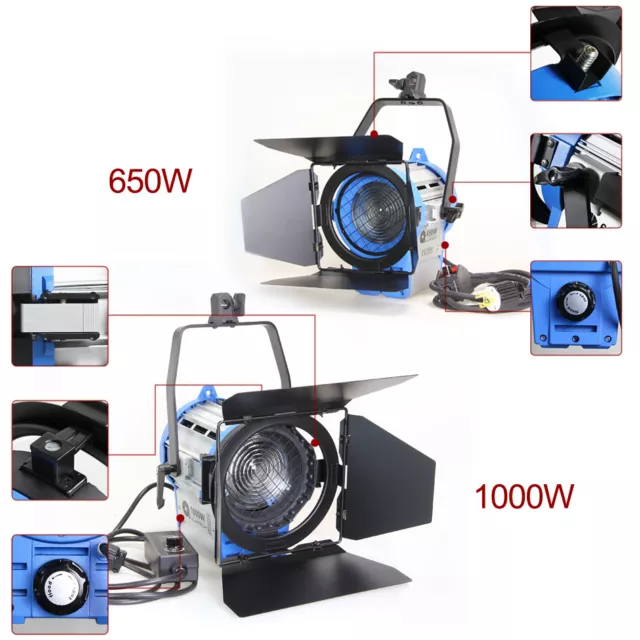 Pro Film As Arri Dimmer Built-in 650W*2+1000w*2 Fresnel Tungsten Spot light 2