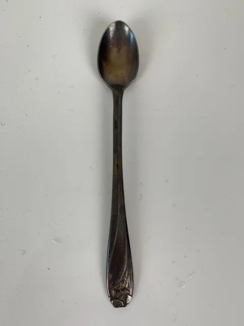 Vintage 1847 Rogers Bros Daffodil Silverplate Tea Spoon Sugar Spoon
