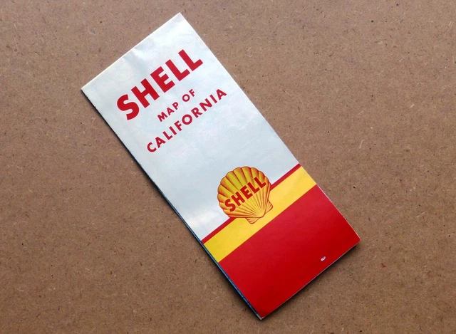 Map Caliorie Shell CARTE ROUTIÈRE ANCIENNE / Road Map - SHELL - MAP OF CALIFORNIA - EUR 7 ...