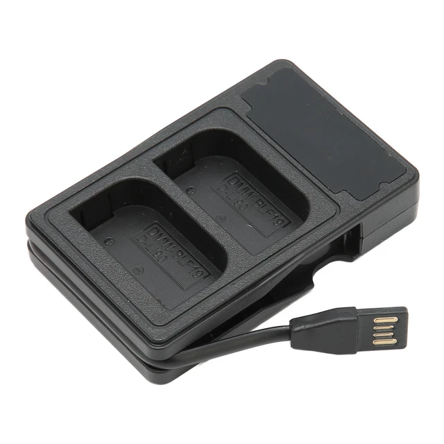 Cargador de batería de cámara BLK22 BLF19 LI90 doble cargador USB para cámara S5 GH6 DC