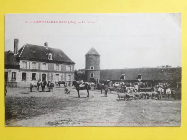 cpa FRANCE 60 - RESONS on MATZ (Oise) La FERME
