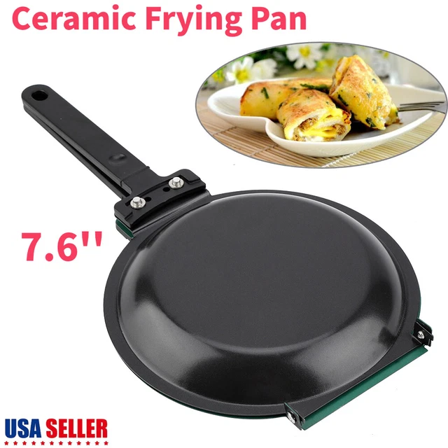 Folding Non-stick Double Side Frying Pan Omelette Egg Breakfast Kitchen Cookware