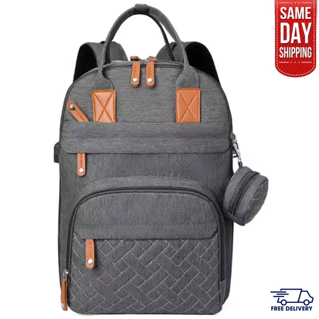 Changing Bag Backpack,Large Nappy Back Pack Multifunction Baby Bags for Mom,Dad