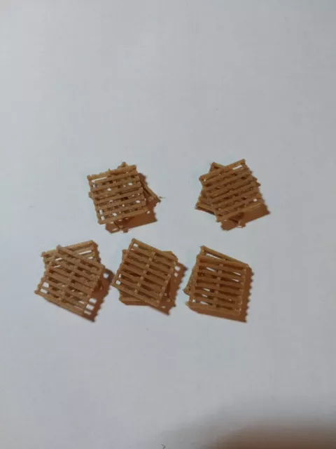 Ho scale scenery - pallets (set of 10) -3d printed