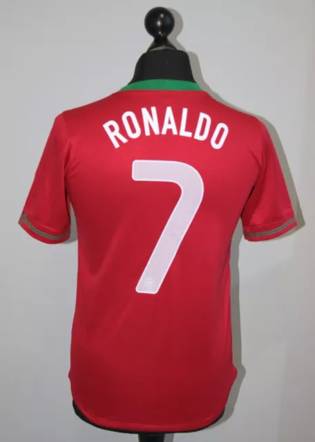 Portugal National Team home football shirt #7 Ronaldo EURO 2012 Nike KIDS XL